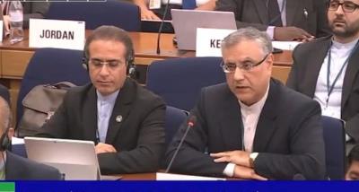 Ambassador and P.R. to the IMO H.E. Mr. S.A. Mousavi condemned Israeli aggression against Iran